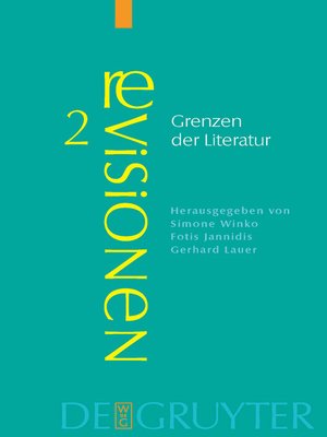 cover image of Grenzen der Literatur